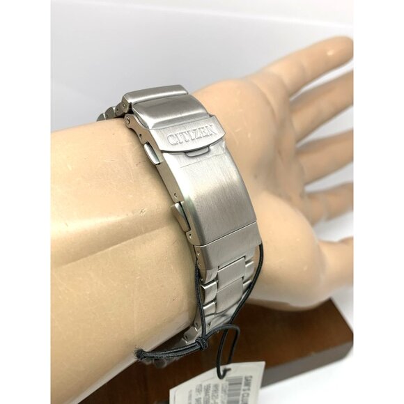 Citizen Men's Watch NY0121-50X Promaster Automatic Diver Green Dial Steel 41mm - Picture 11 of 15